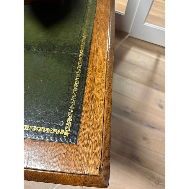 Antique Partners Desk, 1890s For Sale - Image 11 of 14