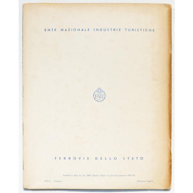 Date: 1937 Size: 9.5 x 7.5 inches Notes: Pamphlet, book Artist: ENIT (The Italian Government Tourist Board) About The...