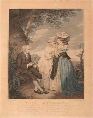 William Nutter, The Moralist, Etching, Late 18th Century
