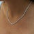 Silver 3.5 Carat Diamond Cupcake Graduated Tennis Necklace For Sale - Image 8 of 9