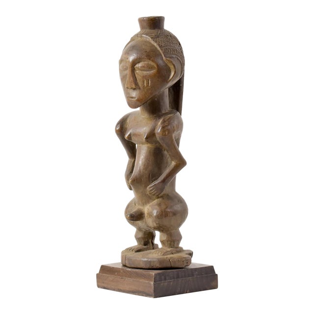 Early 20th Century Tabwa Standing Male on Custom Base For Sale