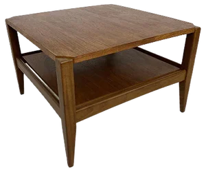 Scandinavian Teak & Formica Coffee Table, 1950s