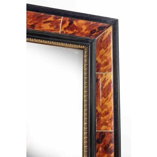 Vintage Art Deco Wall Mirror, Italy, 1940s For Sale - Image 3 of 6