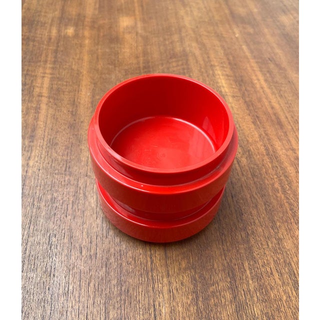 Mid-Century Danish Space Age Red Stacking Bowls from Nordsted Design, 1960s, Set of 2 For Sale - Image 11 of 18