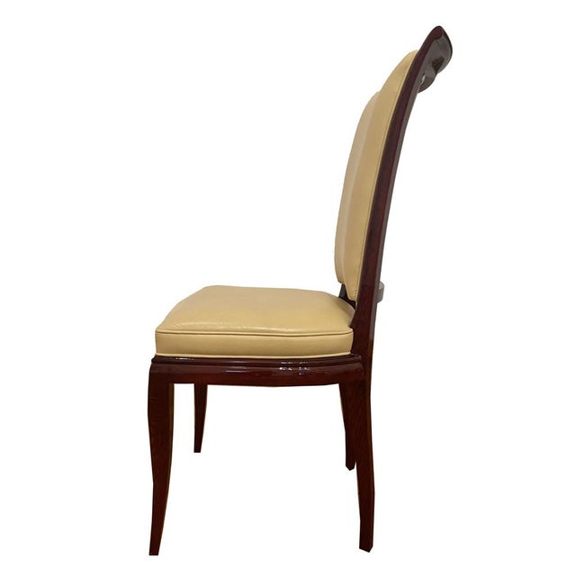 1930s Vintage Art Deco Dining Chairs, France, 1930, Set of 8 For Sale - Image 5 of 14