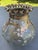 Moser Glassworks Moser Hand-Enameled Bohemian Uranium Art Glass Set: Coupe Stem & Rose Bowl Vase For Sale - Image 4 of 18