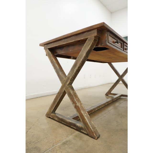 Hooker Furniture Melange Bennett X-Base Writing Desk For Sale - Image 12 of 17