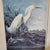 Wood Mid 20th Century After John James Audubon Vintage Print White Egret Antique Walnut Frame For Sale - Image 7 of 9