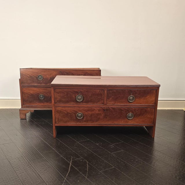 Wood George III Period Mahogany Chest of Drawers, Circa 1790 For Sale - Image 7 of 8