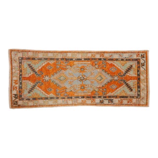 Vintage Distressed Oushak Rug Runner - 2'7" x 6' For Sale