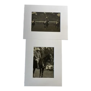 1960s Polo Players With Horses Photos Set/2