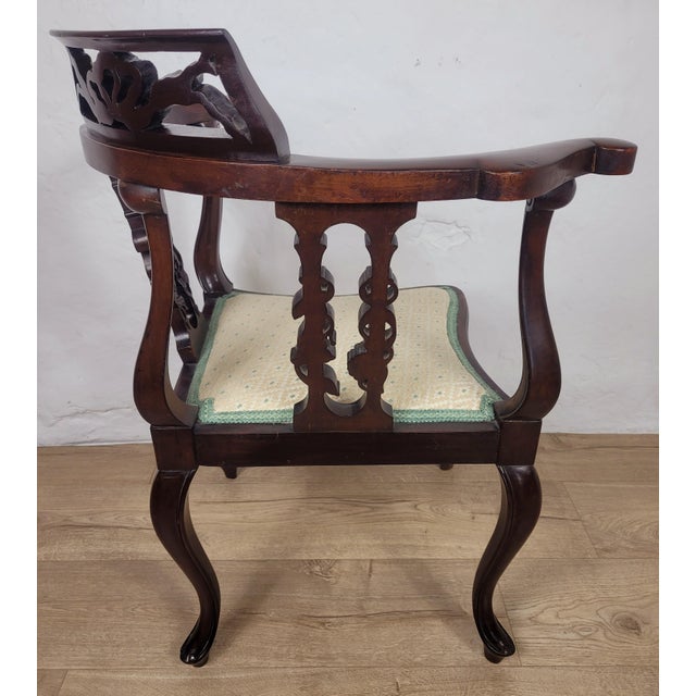 Edwardian Corner Chair, 1910 For Sale - Image 16 of 18