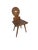 Swiss Cherrywood Brettstuhl Board Chair with Round Back, 1800 For Sale - Image 6 of 6