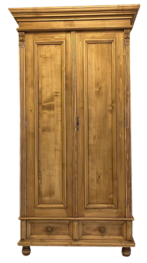 Farm Gun Cabinet in Natural Wood