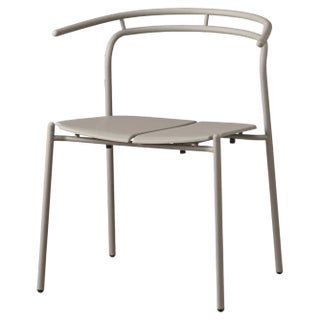 Taupe Minimalist Dining Chair by Rasmus Falkenberg For Sale