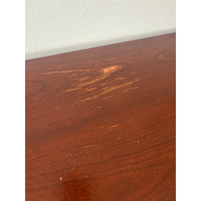 Traditional Stanley Furniture British Imperial Traditional Style Cherry Three-Drawer Nightstand For Sale - Image 3 of 8