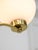 Mid-Century Italian Brass and Opaline Chandelier For Sale - Image 5 of 16