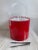Mid-Century Georges Briard Red Vinyl and Lucite Ice Bucket For Sale - Image 9 of 9