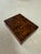 Modern Vintage Wooden Trinket Box With Herringbone Pattern For Sale - Image 3 of 9