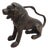 Bronze Seated Lion Sculpture, 19th Century For Sale