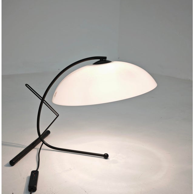 Table Lamp in Murano Glass and Black Metal, 1980s For Sale - Image 15 of 18