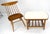 Bamboo Rattan Side End Table Mid Century Modern c1970s White Laminate Top MINT For Sale - Image 13 of 16