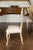 Set of Six Italian Midcentury Bleached Walnut Dining Room Chairs with Scrolls For Sale - Image 4 of 12