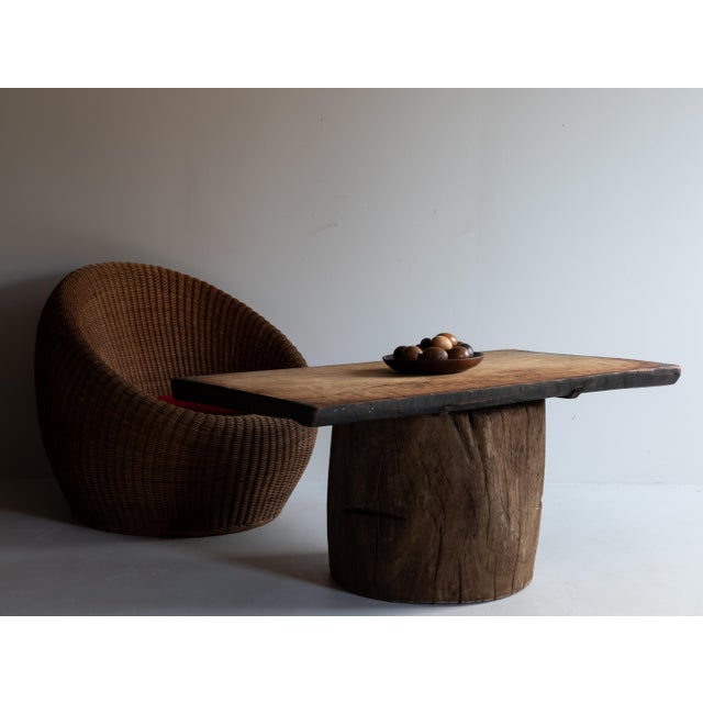 Japanese Antique Low Table 1860s-1920s / Sofa Table Wabi Sabi For Sale - Image 11 of 15