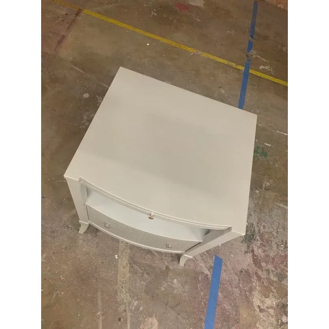 Caracole, New Love, Night Stand, CLA-019-0619 Open compartment with top pilled out shelf and cord access hole with one...