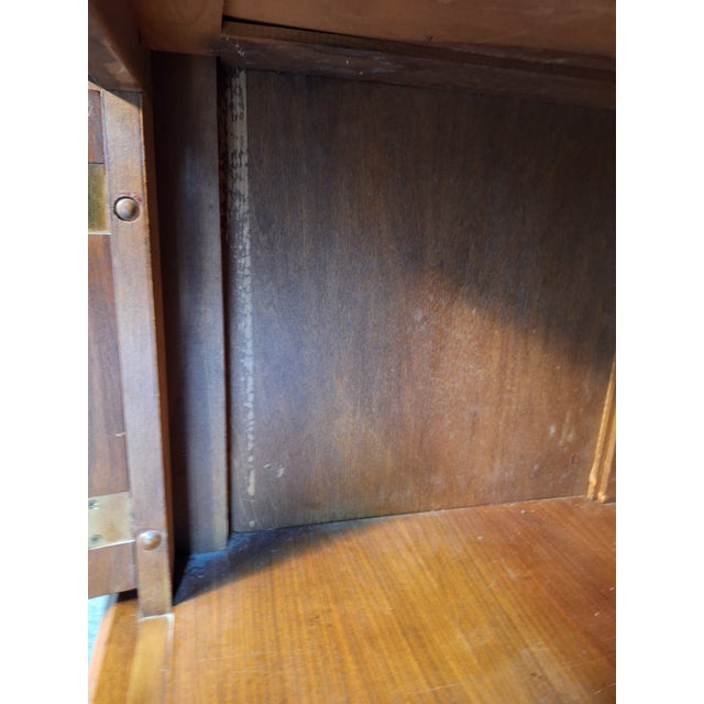 Mid 20th Century Walnut Flip Top Server For Sale - Image 11 of 11