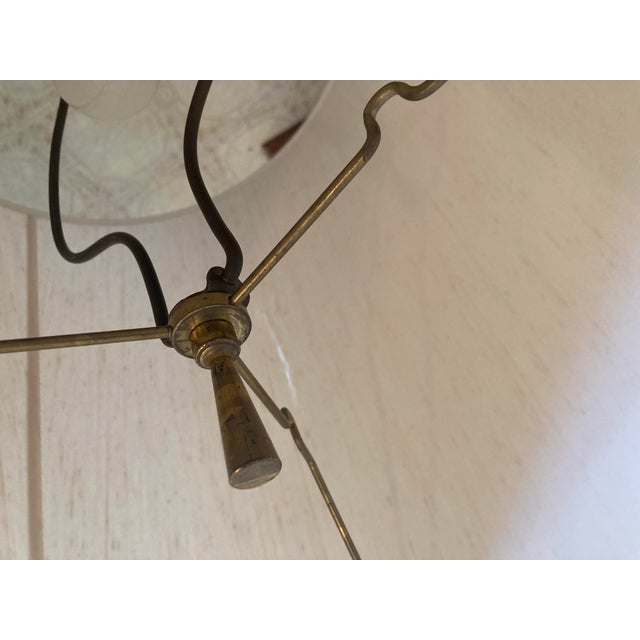 1960s Berger Swivel Harp Lamp With Ornate Brass Feet (Free Stifel Shade Optional) For Sale In Philadelphia - Image 6 of 12
