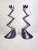 Zig Zag Candlesticks by Matthew Hilton for SCP England, 1980s, Set of 2 For Sale - Image 6 of 15