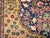 Vintage Persian Tabriz Area Rug, Hand-Knotted Wool, Floral Pattern, Navy & Red, 4x6 For Sale - Image 12 of 15
