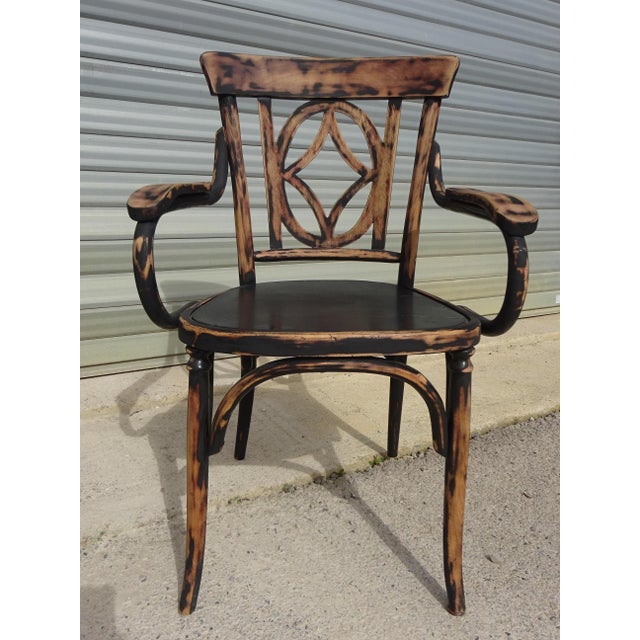 Black Living Room Set from Baumann, 1900s, Set of 3 For Sale - Image 8 of 18