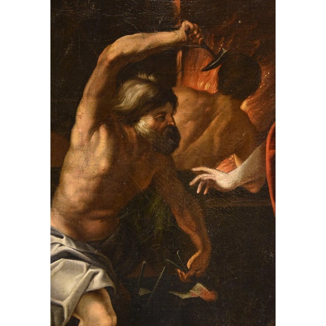 Workshop of Jacques Blanchard, Thetis Hephaestus, 1630, Oil on Panel, Framed For Sale - Image 6 of 16