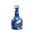 Chinese Blue White Porcelain Small Mouth Scenery Theme Vase For Sale - Image 4 of 6