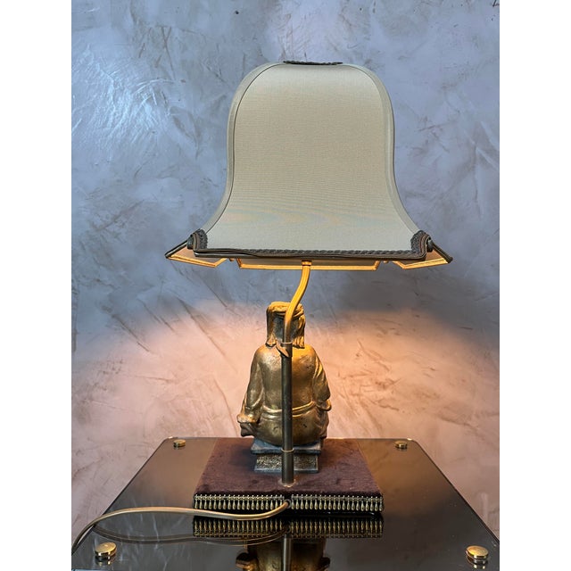 Asian Style Lamp, 1970s For Sale - Image 6 of 13