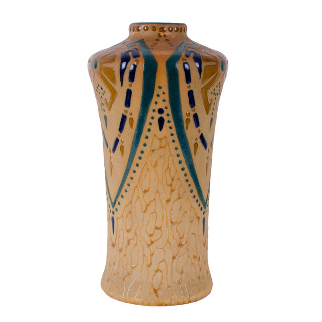 1906 Antique Roseville Fujiyama Vase Chairish