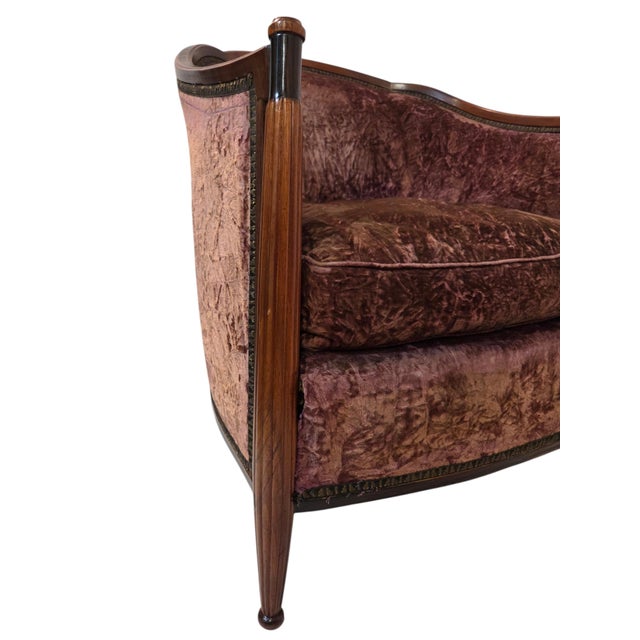 Pair of French Art Deco Armchairs Attributed to Maison Dominique France, Circa 1928–1932 For Sale - Image 12 of 18
