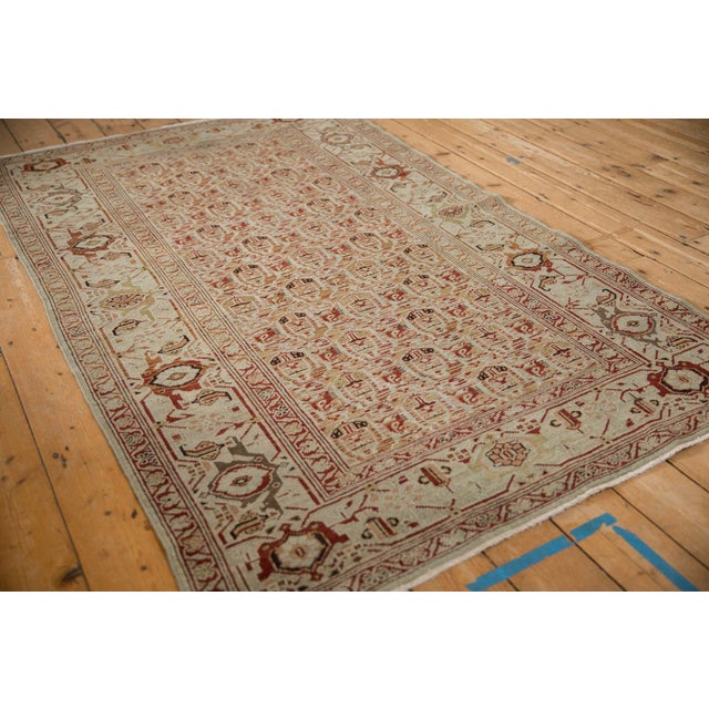 Old New House Vintage Distressed Malayer Rug - 4'5" x 6'10" For Sale - Image 4 of 10