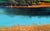 Blue Northern California Duck Lake, Realist Landscape, Oil on Canvas, 1990s by Luke Stamos For Sale - Image 8 of 8