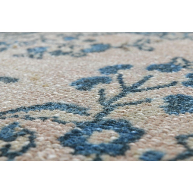 Tribal 1970s Vintage Persian Handmade Wool Cotton Orange Area Rug For Sale - Image 3 of 11