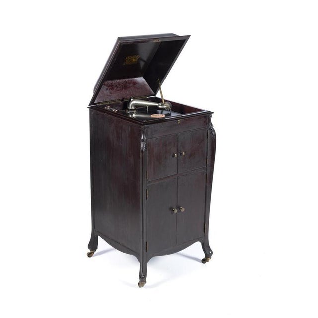 Art Nouveau Furniture with Gramophone For Sale - Image 6 of 6