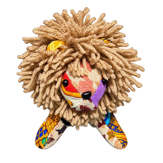 Hermès Hermes Carpe Diem Vintage Silk Scarf Courageous Lion For Sale - Image 4 of 4
