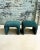 Vladimir Kagan for Directional Pair Waterfall Stools, 1990. Original upholstery in great condition.