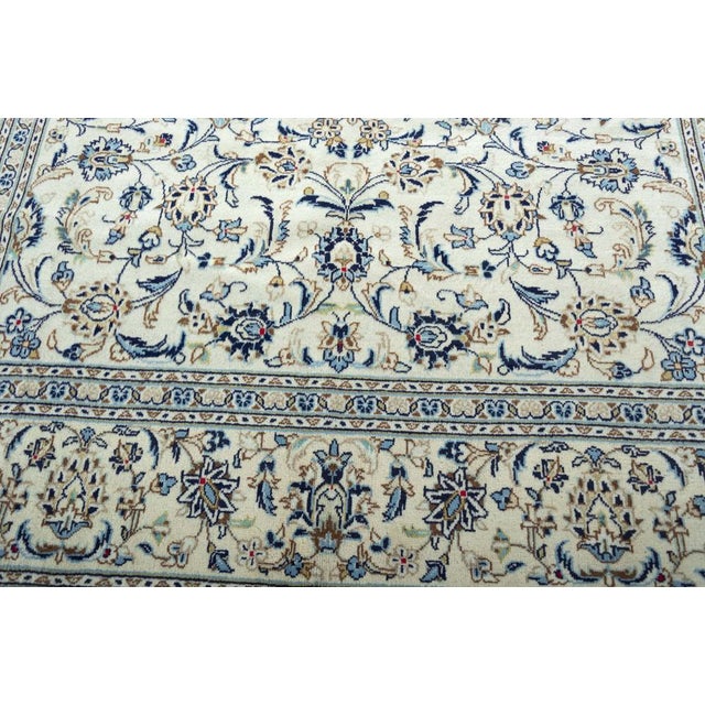 Textile Hand-Knotted Kashan Cork and Wool Rug, 2000s For Sale - Image 7 of 13