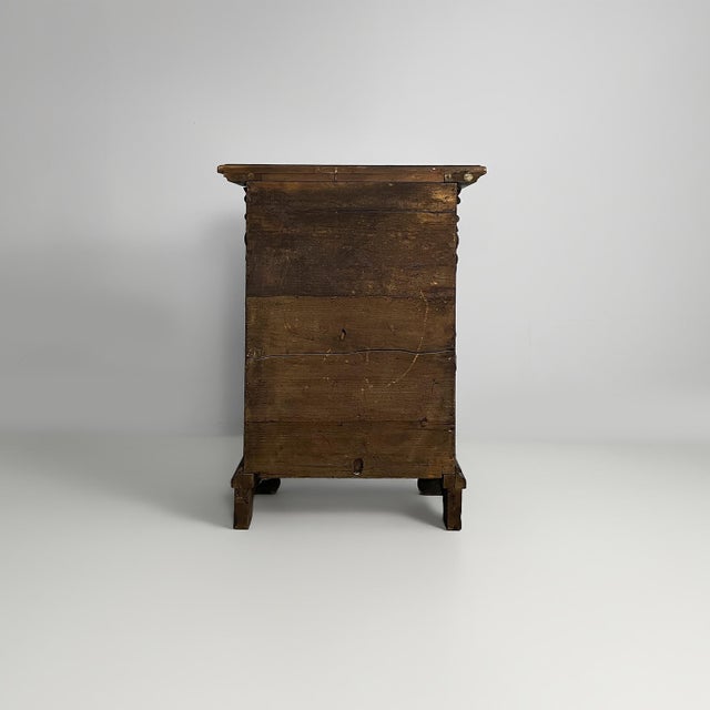 Italian Bergamo Bedside Table, 1800s For Sale - Image 4 of 18