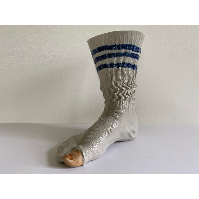 1980s 1980s Ceramic Gym Sock Vase by Louisville Stoneware For Sale - Image 5 of 9