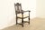 Berkey & Gay Berkey & Gay Antique English Jacobean Carved Walnut Armchair, Circa 1920s For Sale - Image 4 of 11