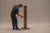 Wood Dutch Oak and Chrome Floor Lamp, 1960s For Sale - Image 7 of 14